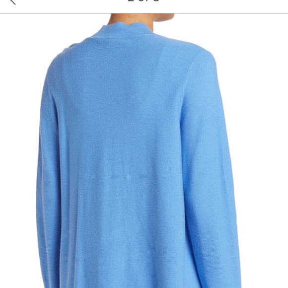Eileen Fisher blue open sweater, Large - Picture 2 of 6